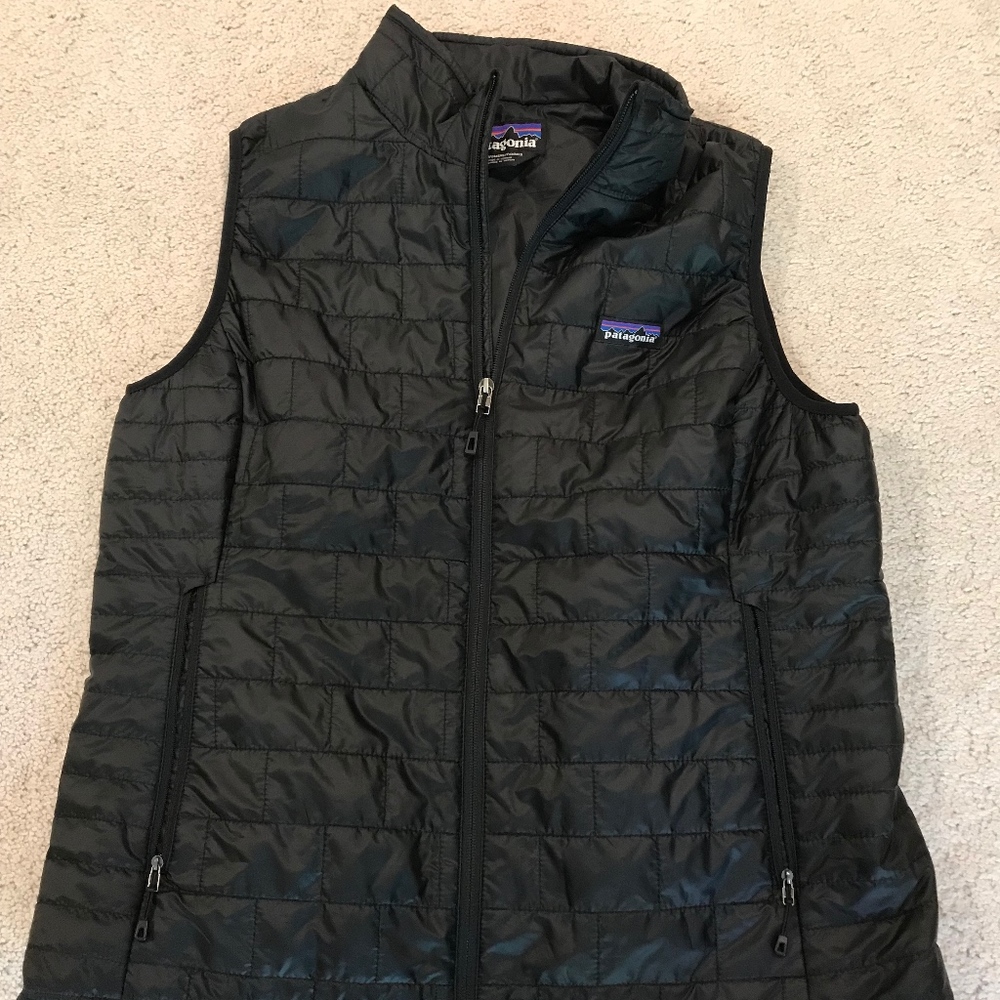 Patagonia Women's Nano Puff Vest, Black XL
